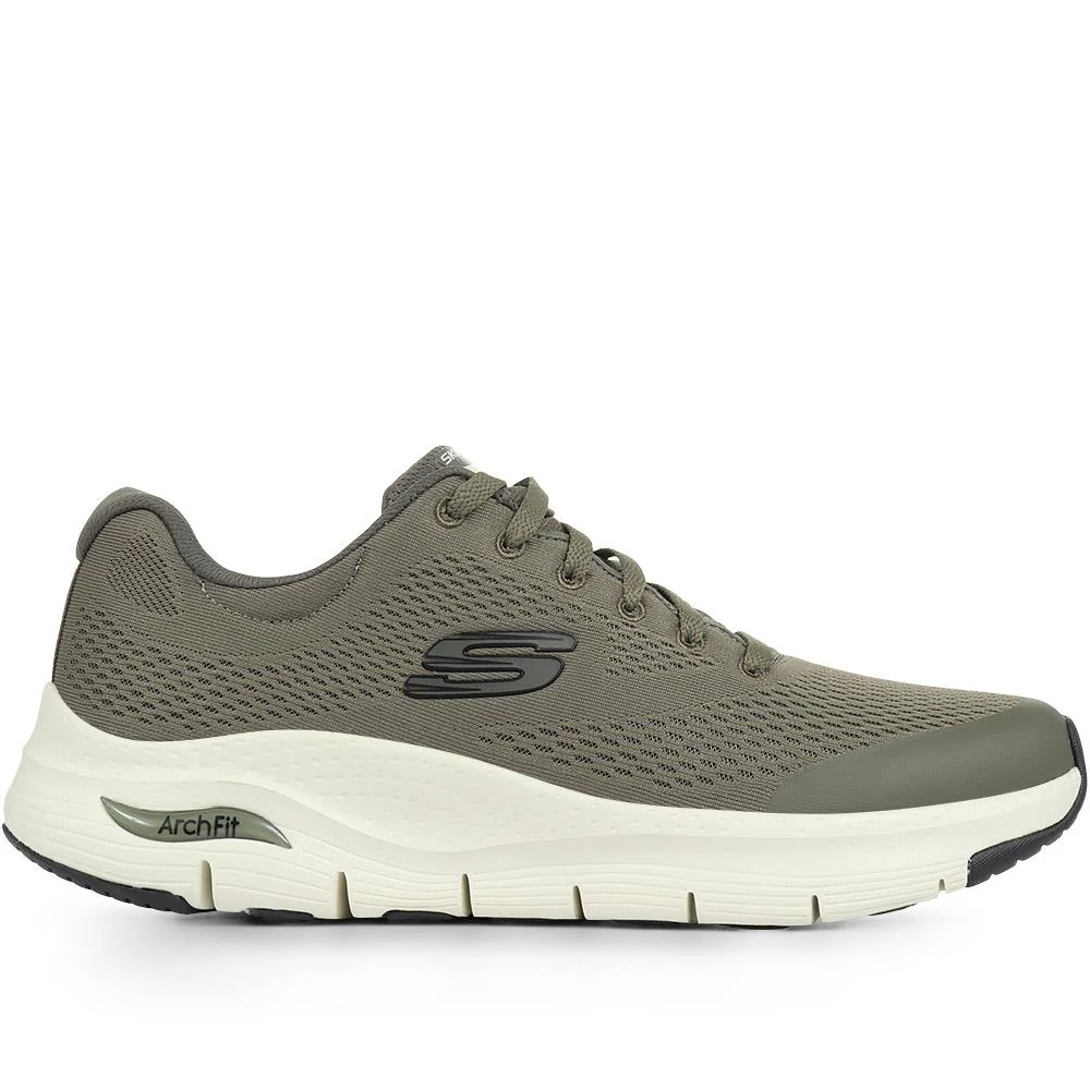 Arch Fit Lace-Up Trainers - SKE33141 / 320 134 - Olive - Image 2