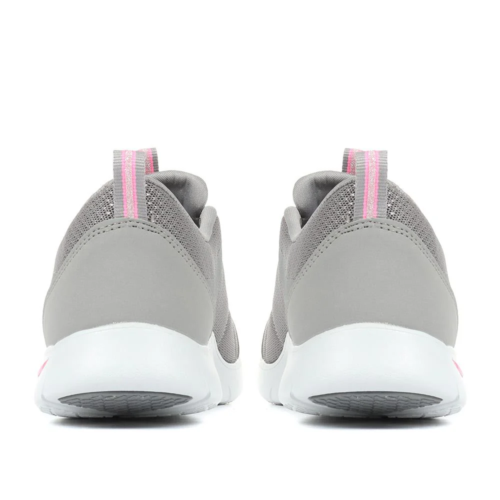Skechers Arch Fit Refine Her Best Trainers - SKE35086 / 321 383 - Grey-Pink - Image 3