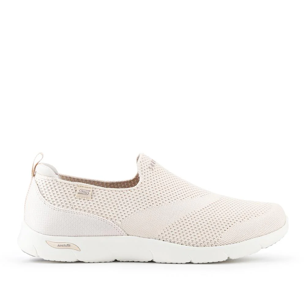 Skechers Wide Fit Arch Fit Refine - Iris - SKE41060 / 326 758 - Natural - Image 2