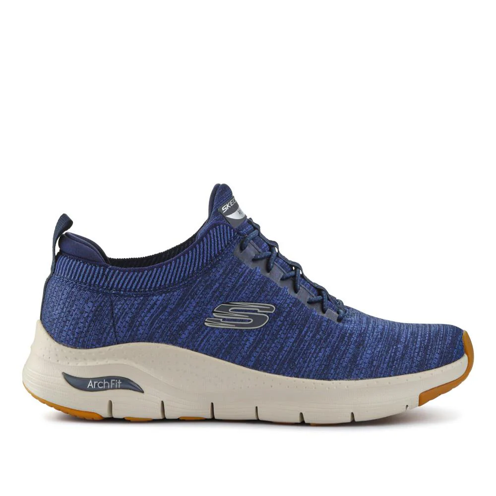 Skechers Slip-ins: Arch Fit - Waveport Trainers - SKE41002 / 326 621 - Navy - Image 3