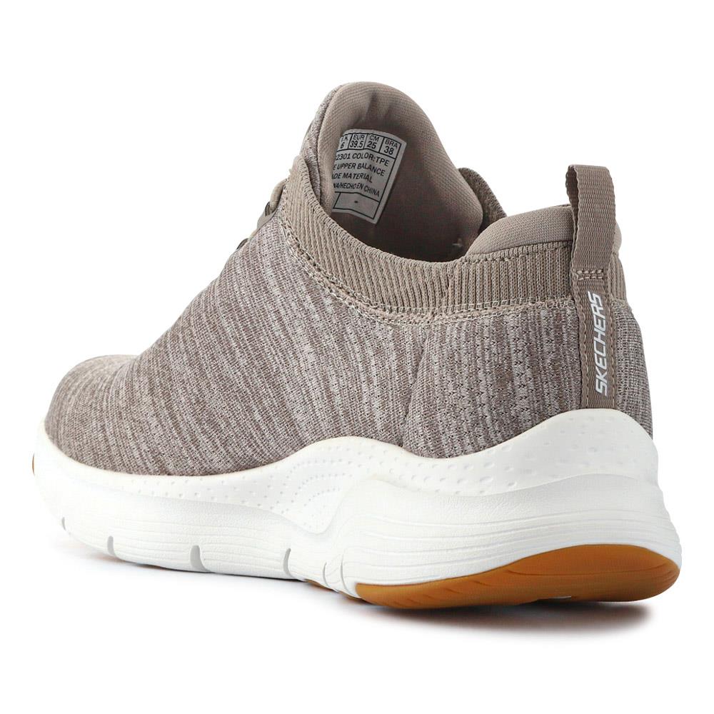 Skechers Slip-ins: Arch Fit - Waveport Trainers - SKE41002 / 326 621 - Taupe - Image 4