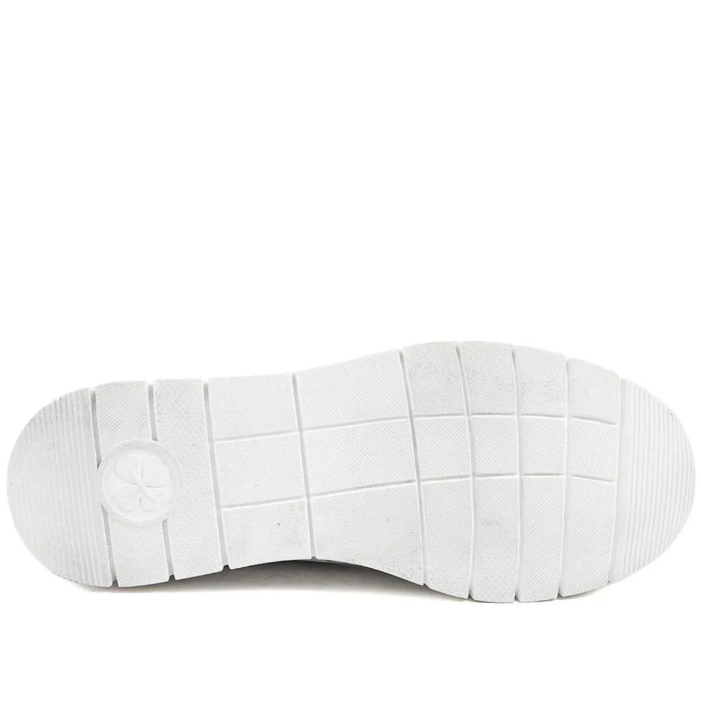 Arch Support Leather Slip On Shoes - BRK43027 / 328 997 - Cream - Image 6