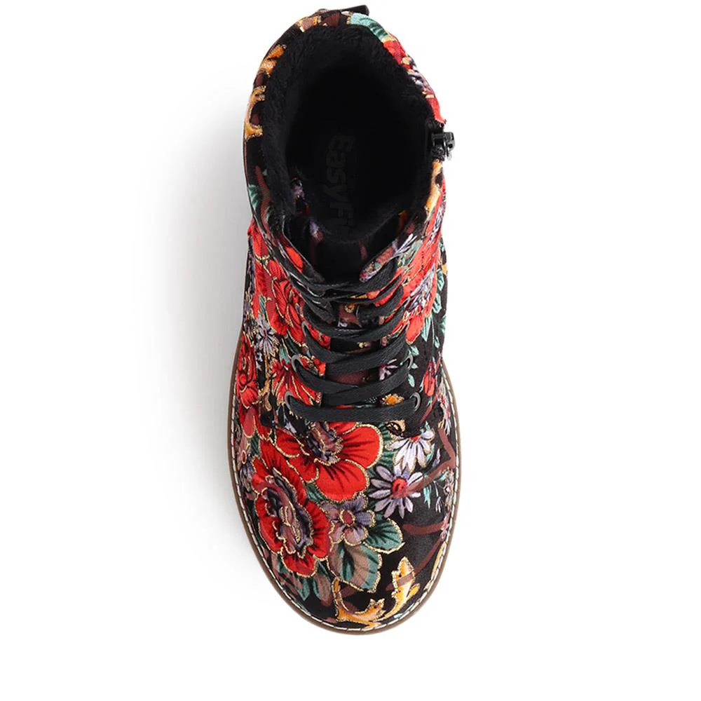 Ashbourne Extra-Wide Boots - ASHBOURNE / 322 709 - Red Multi - Image 3