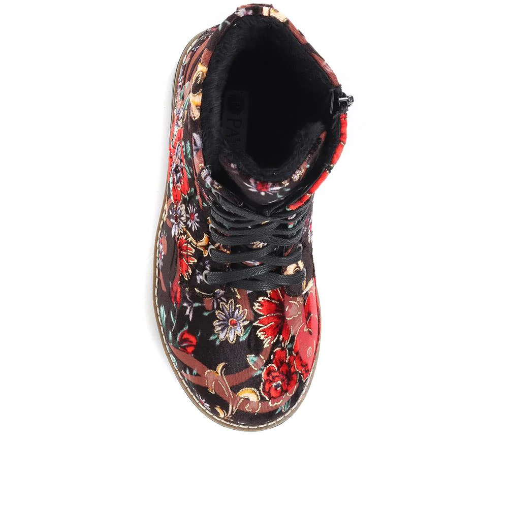 Ashbourne Extra-Wide Boots - ASHBOURNE / 322 709 - Red Multi - Image 4