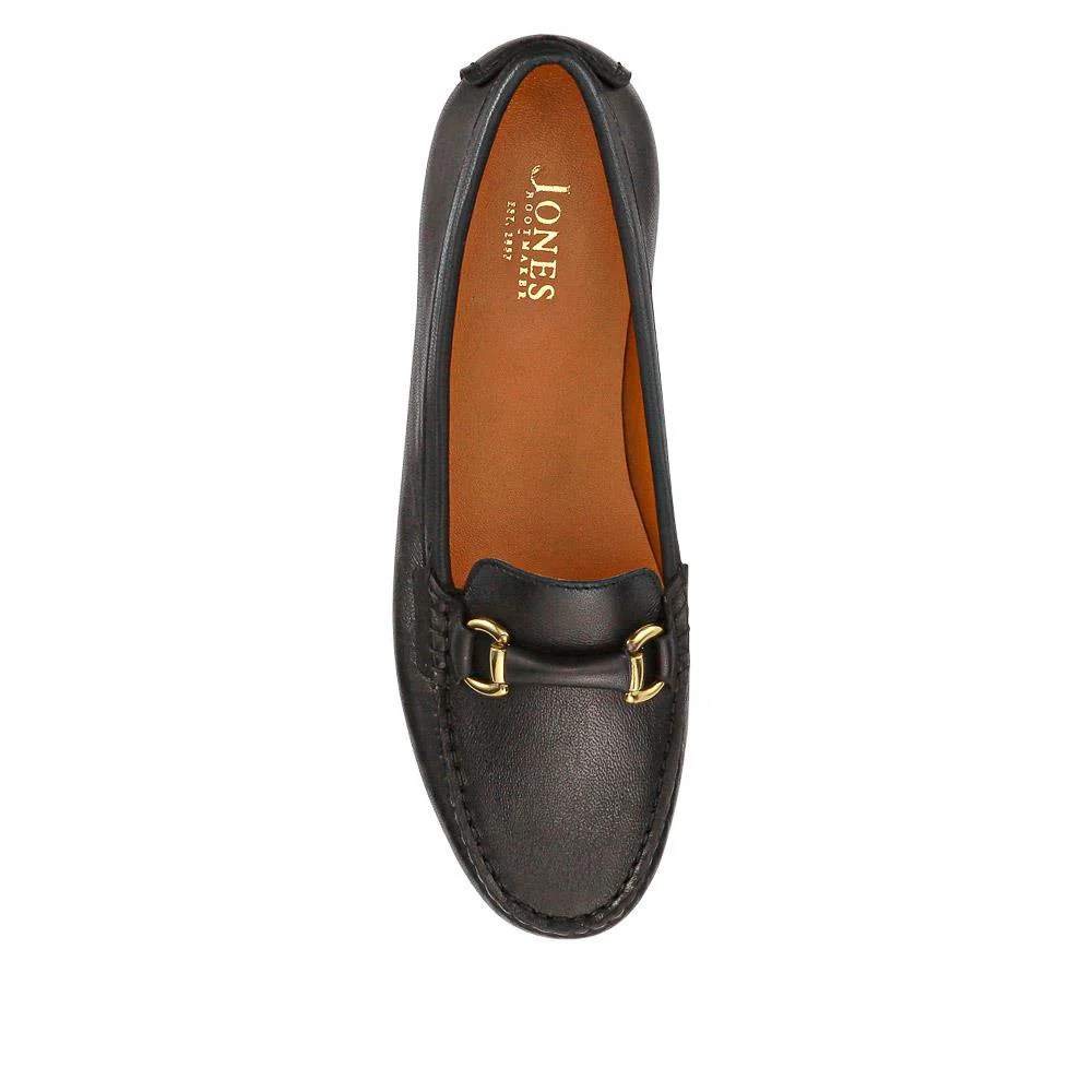 Athikia Leather Slip-On Shoes - ATHIKIA / 327 109 - Black - Image 3