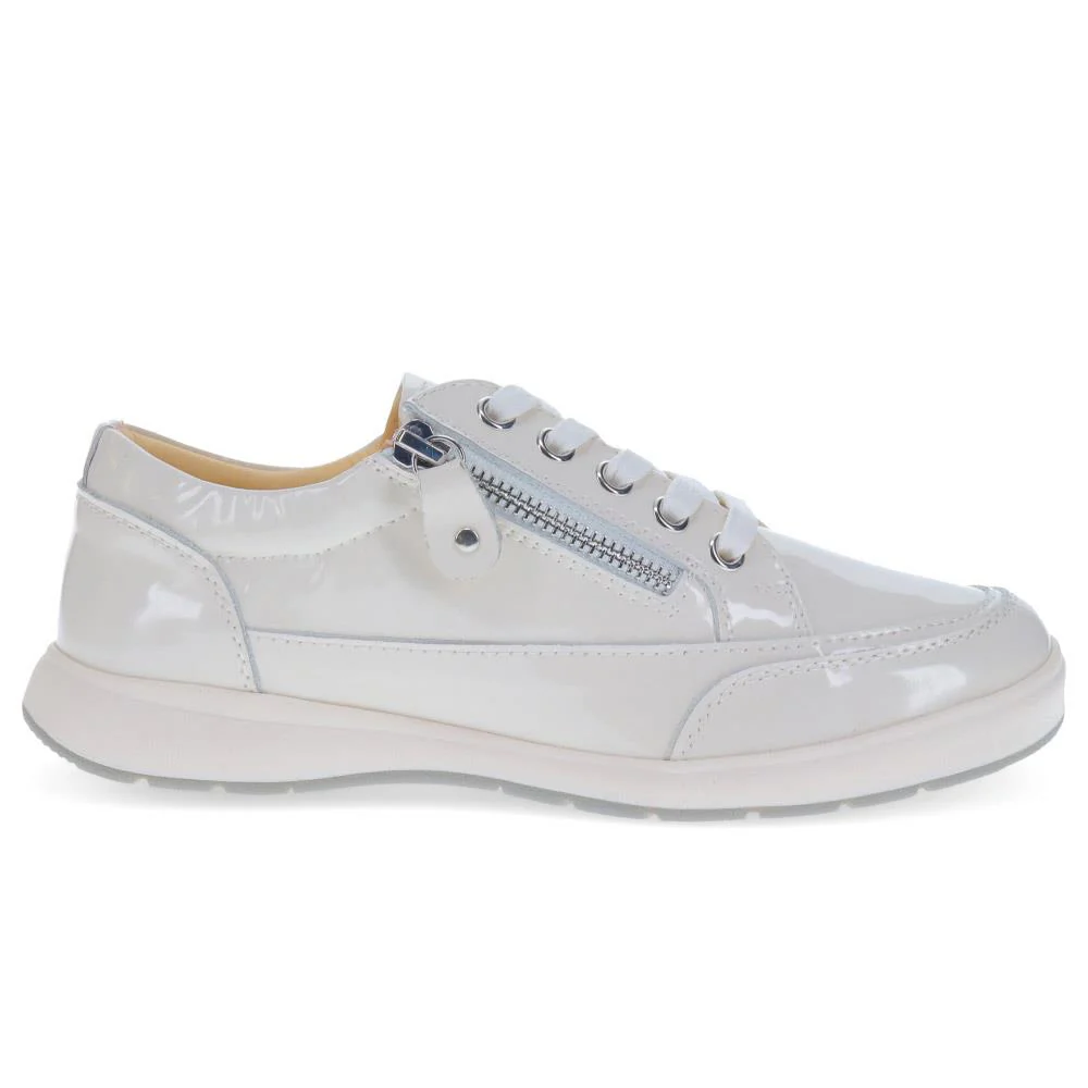 Audrie Chunky Trainers - AUDRIE / 326 248 - White Patent - Image 2