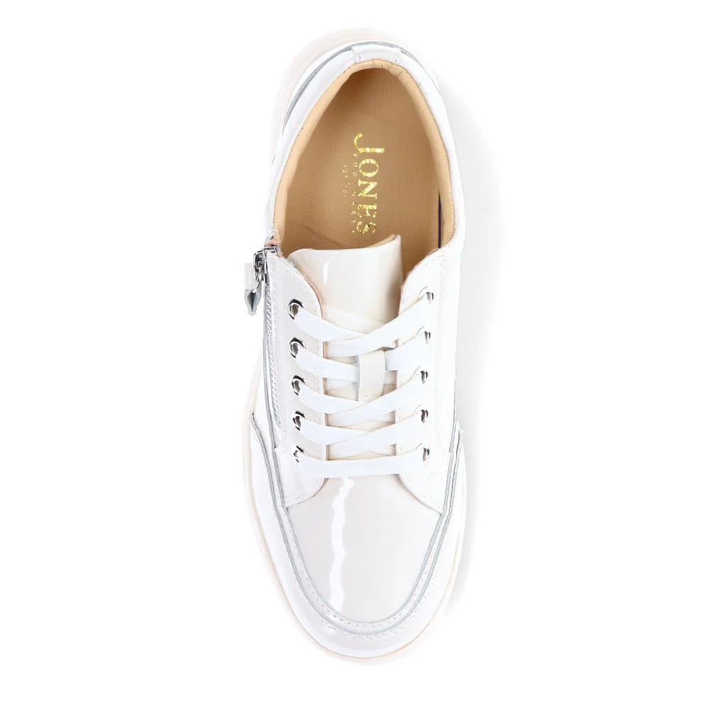 Audrie Chunky Trainers - AUDRIE / 326 248 - White Patent - Image 5