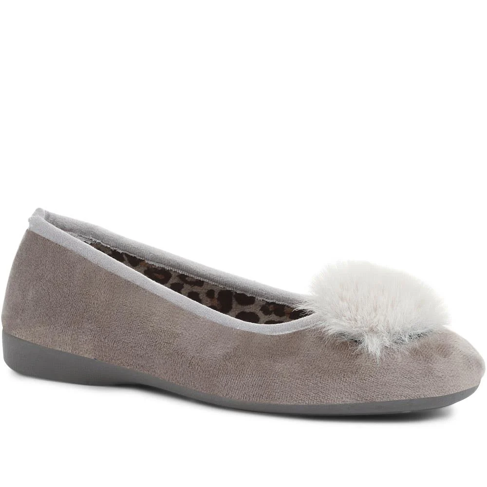 Ballerina Slippers - FEVI36011 / 322 745 - Grey