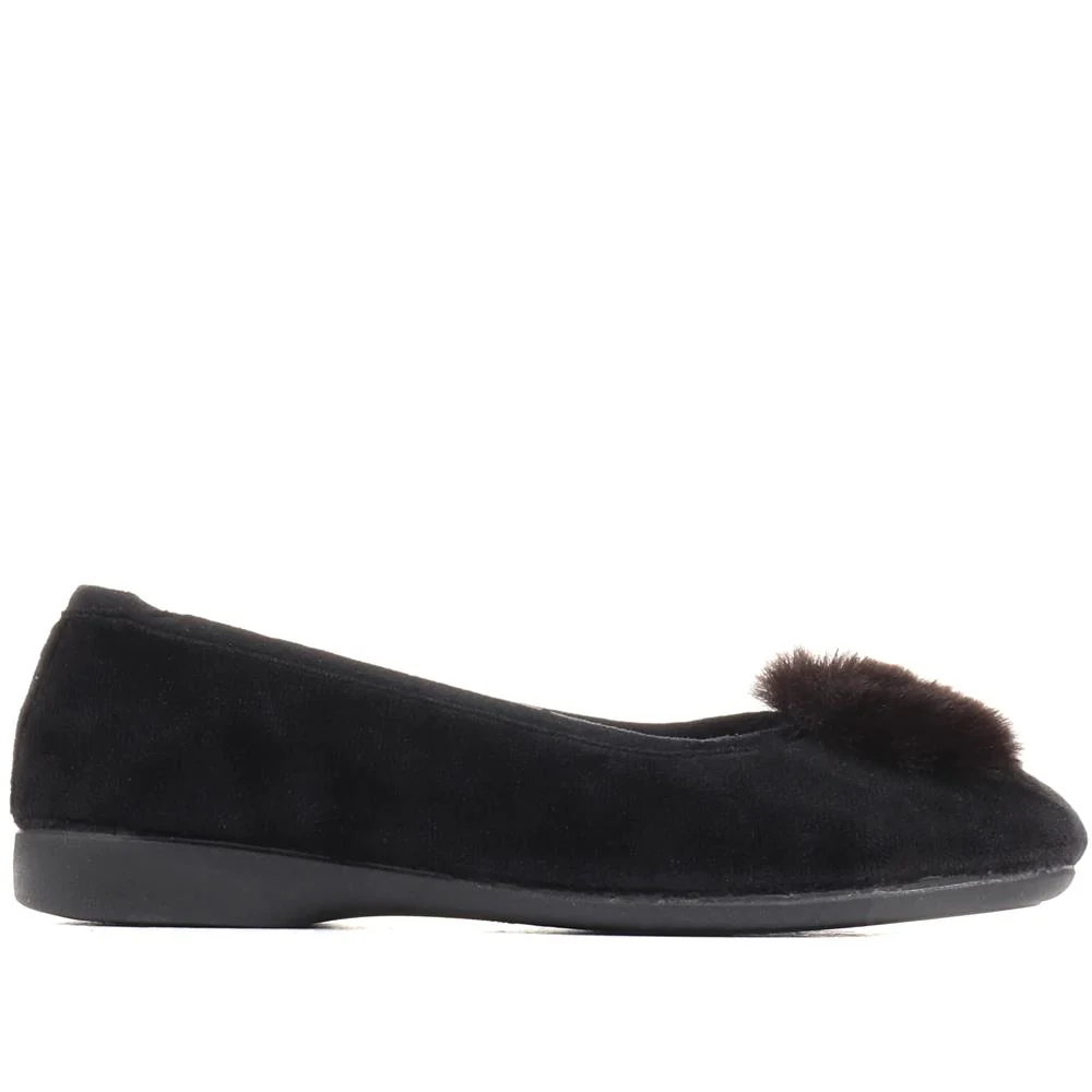 Ballerina Slippers - FEVI36011 / 322 745 - Black - Image 2