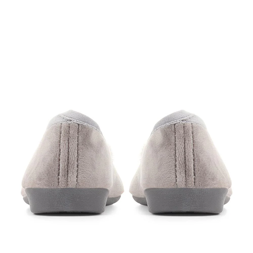 Ballerina Slippers - FEVI36011 / 322 745 - Grey - Image 3