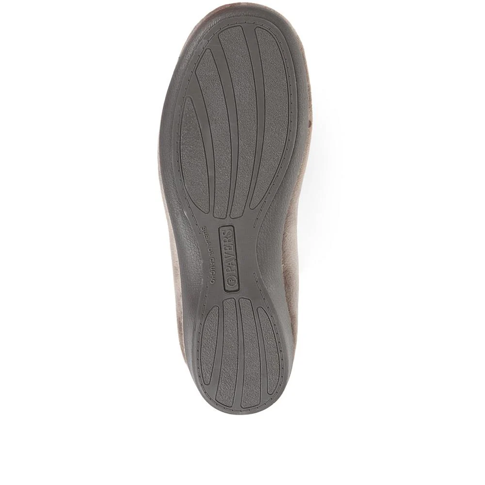 Ballerina Slippers - FEVI36011 / 322 745 - Grey - Image 5