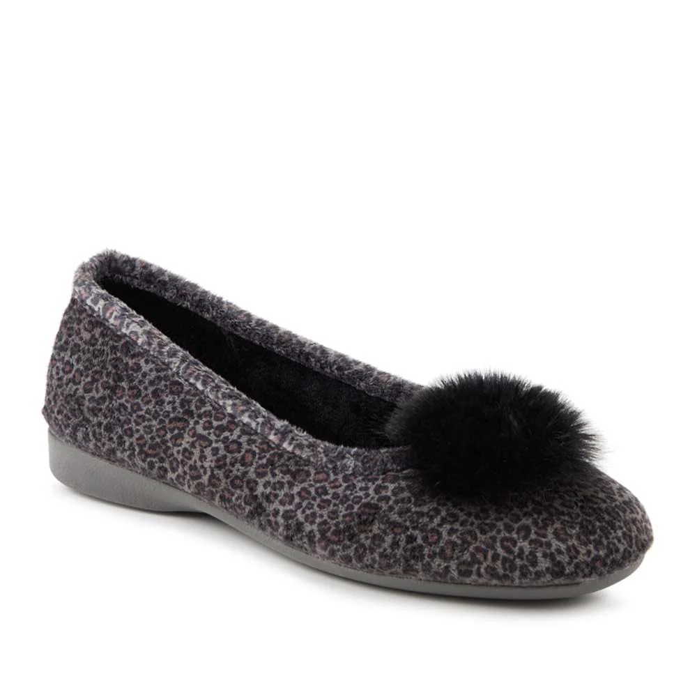 Ballerina Slippers - FEVI36011 / 322 745 - Grey Leopard