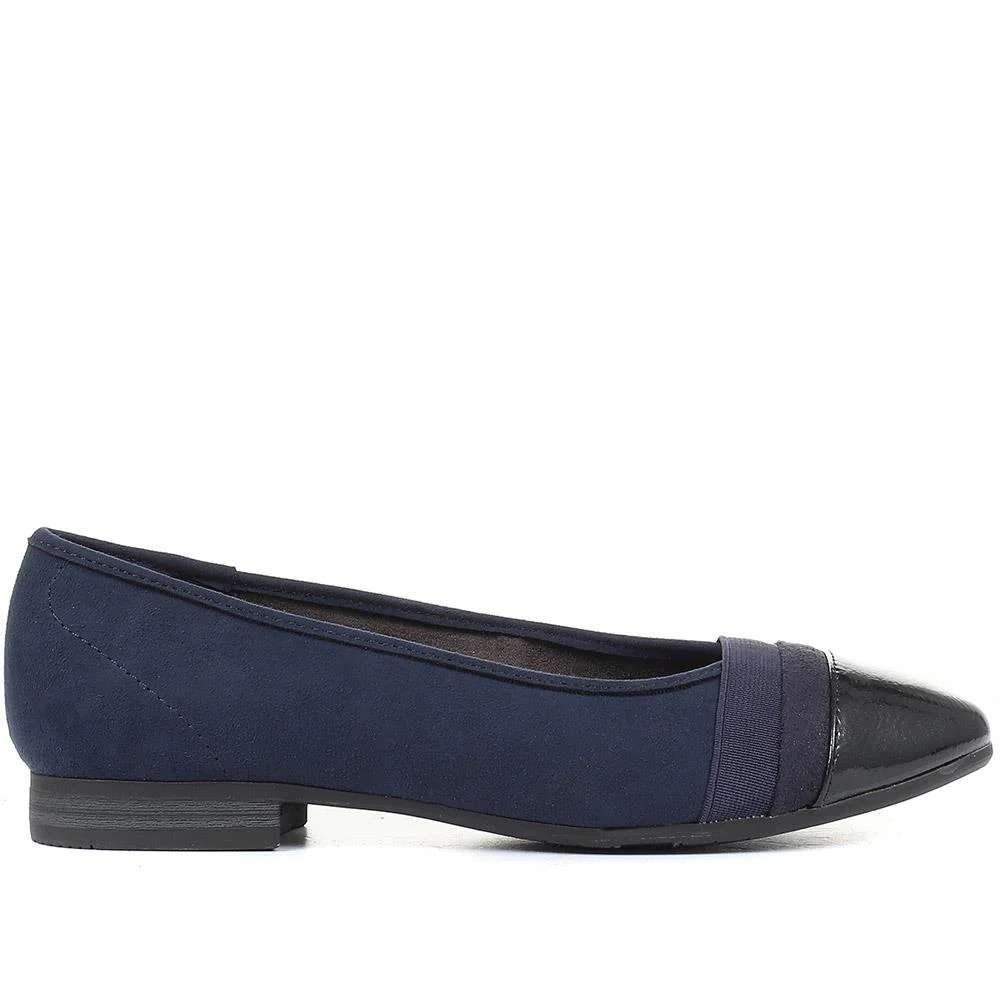 Ballet Flats - JANSP34021 / 321 038 - Navy - Image 2