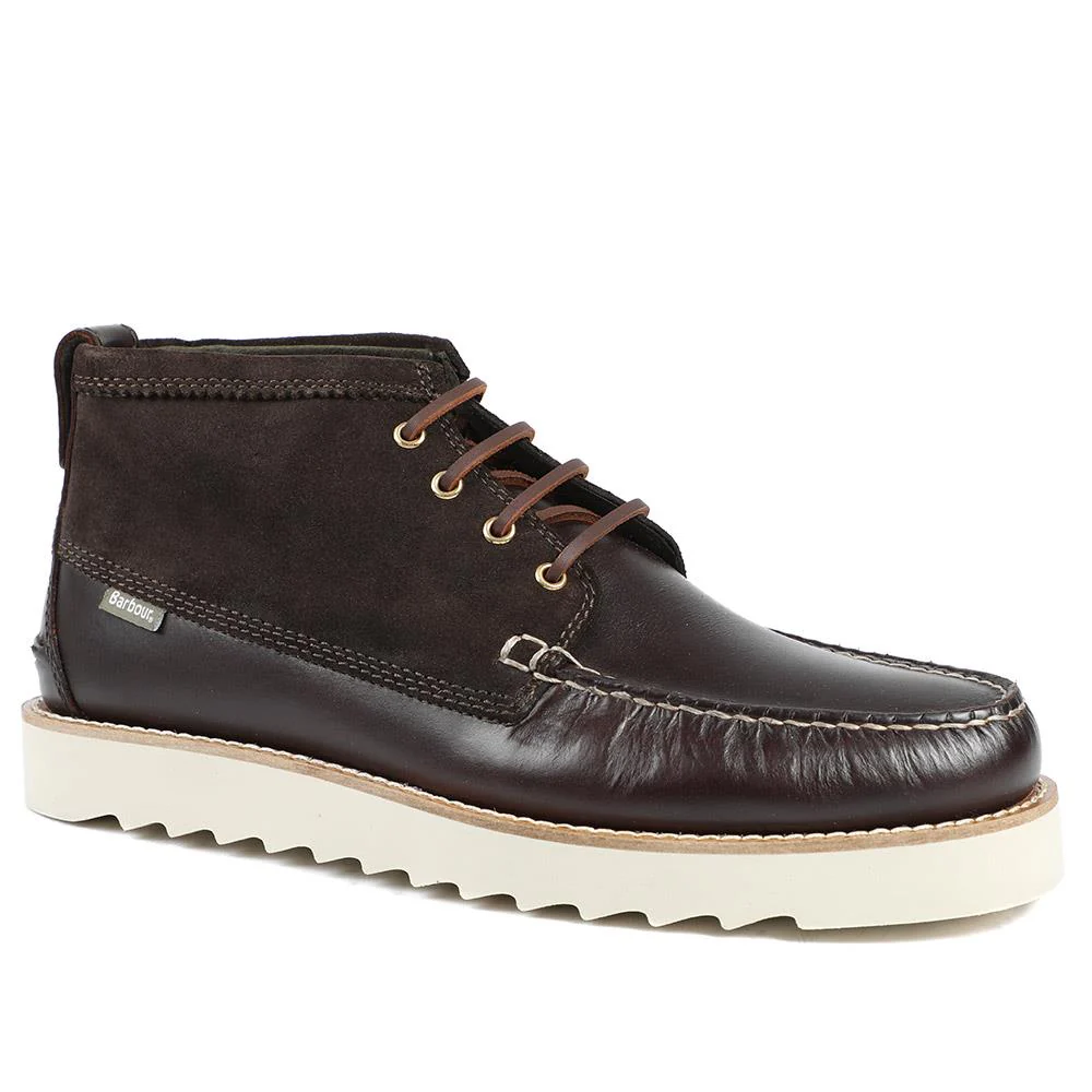 Barbour Hadston Leather Chukka Boots - BARBR42502 / 328 011