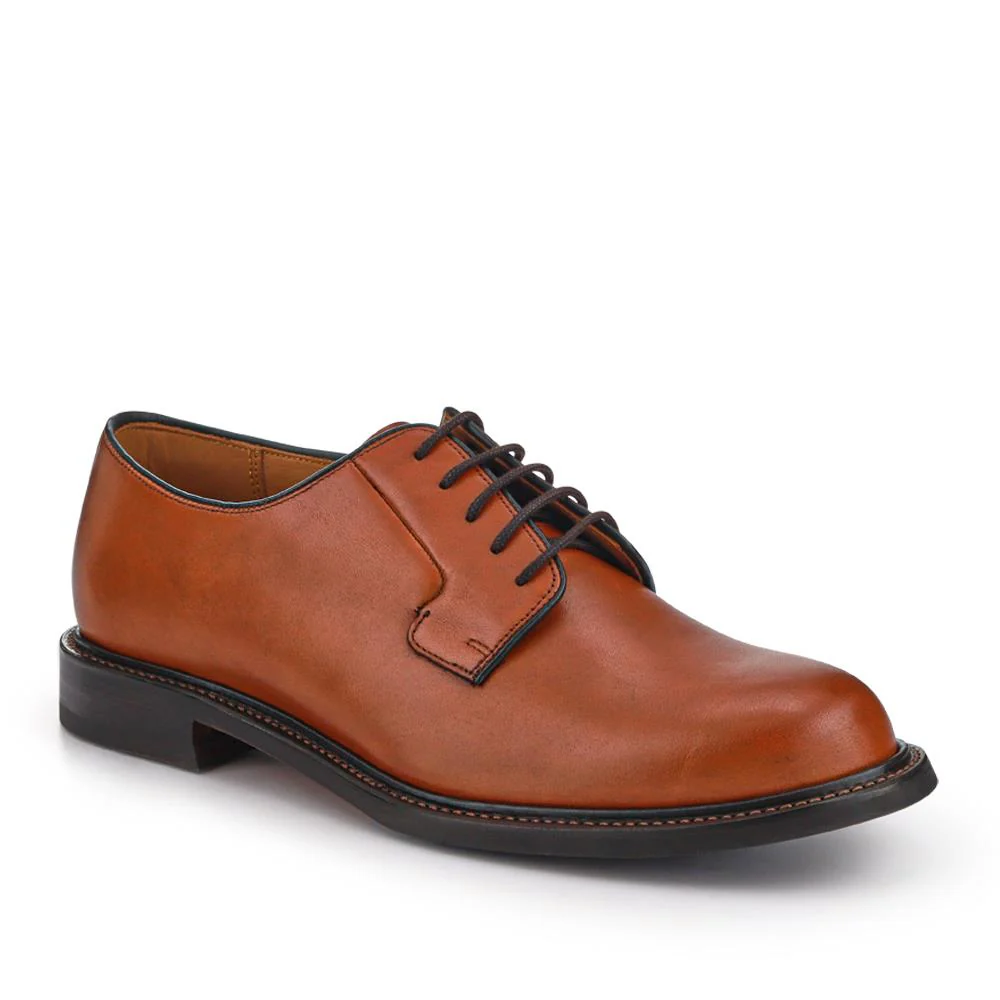 Barnes Goodyear Welt Leather Lace-Up Shoes - BARNES / 327 073 - British Tan