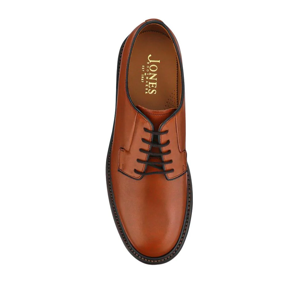 Barnes Goodyear Welt Leather Lace-Up Shoes - BARNES / 327 073 - British Tan - Image 4
