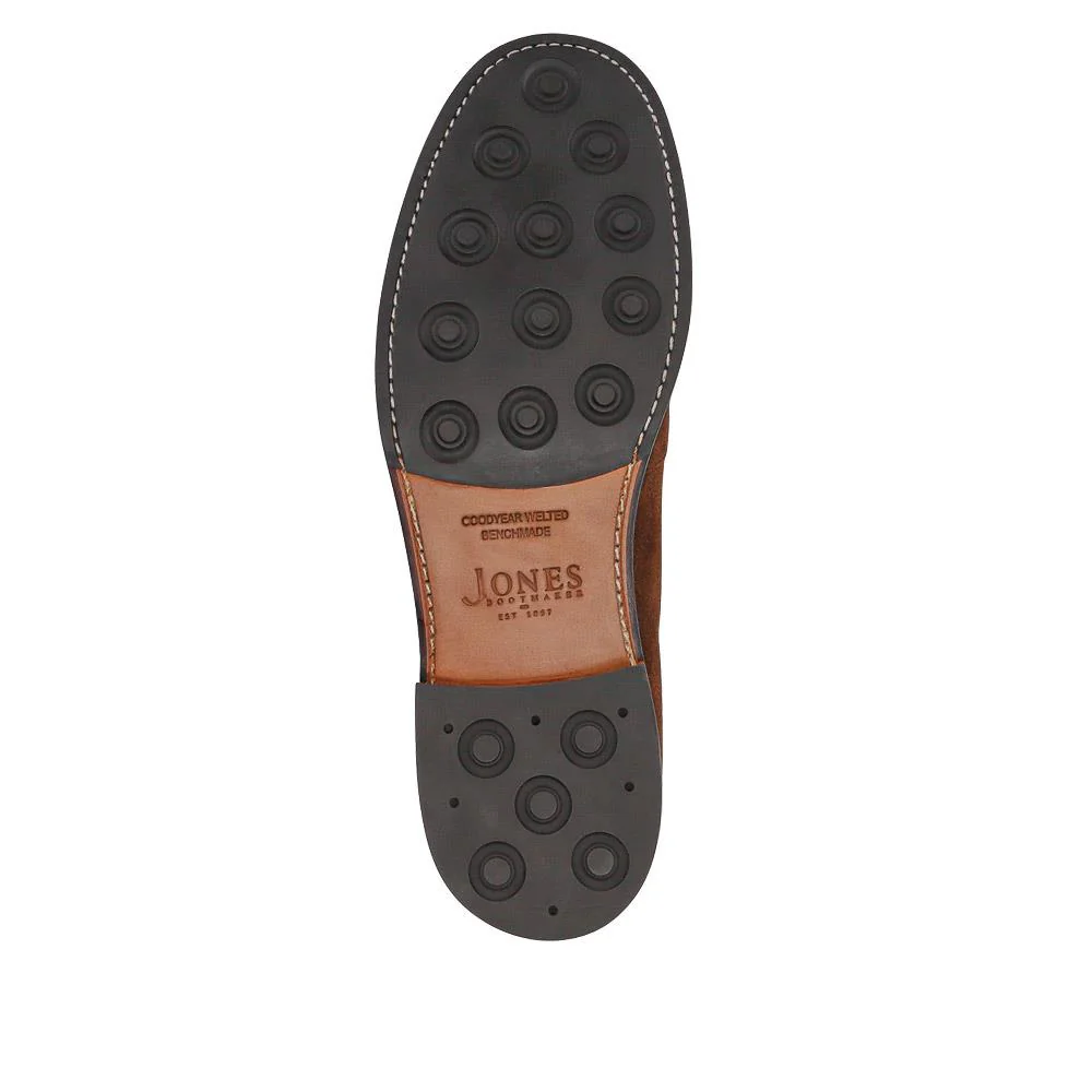 Barnes Goodyear Welt Leather Lace-Up Shoes - BARNES / 327 073 - Brown Suede - Image 5