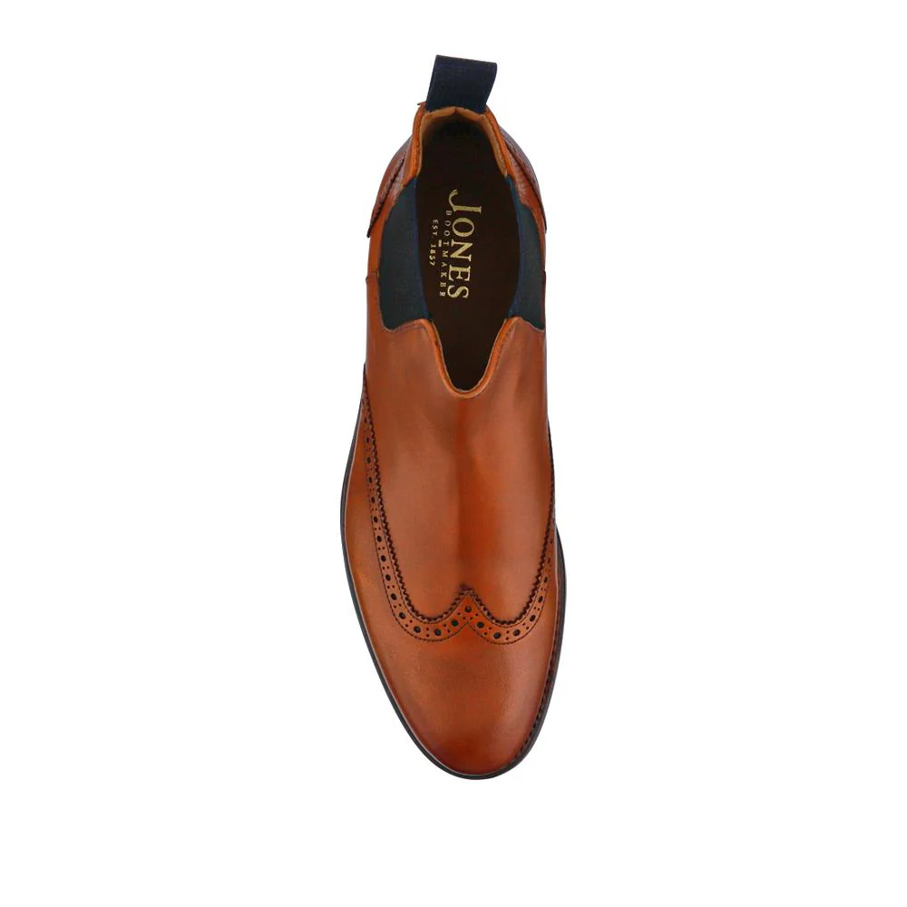 Barrett Goodyear Welted Leather Wingtip Boots - BARRETT / 327 962 - British Tan - Image 4
