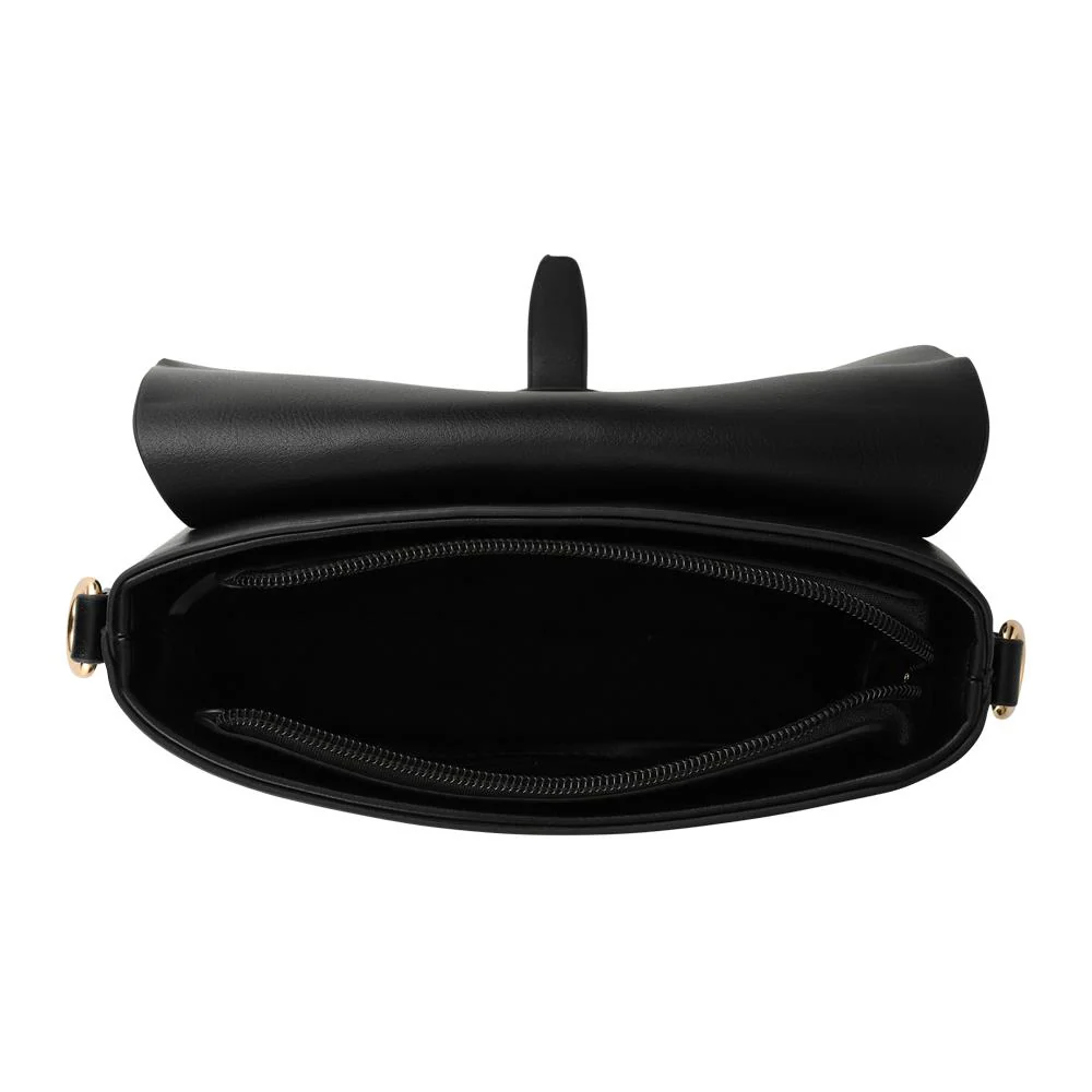 Bellissimo Buckle Crossbody Bag - BELHETIA42002 / 328 384 - Black - Image 3