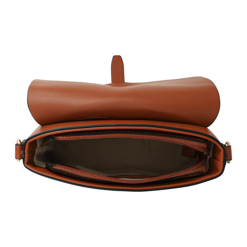 Bellissimo Buckle Crossbody Bag - BELHETIA42002 / 328 384 - Tan - Image 3
