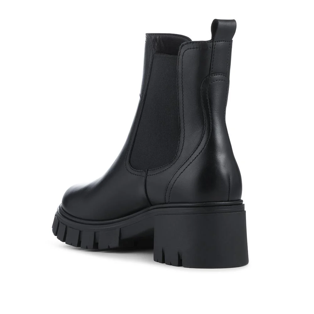 Bellissimo Chunky Leather Chelsea Boots - BELITAR42001 / 328 247 - Black - Image 3
