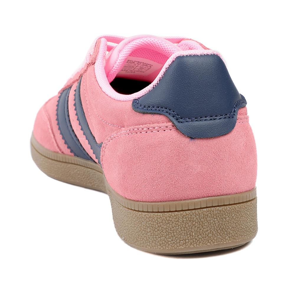 Bellissimo Leather Striped Lace Up Trainers - BELDINGX43005 / 329 348 - Pink - Image 4