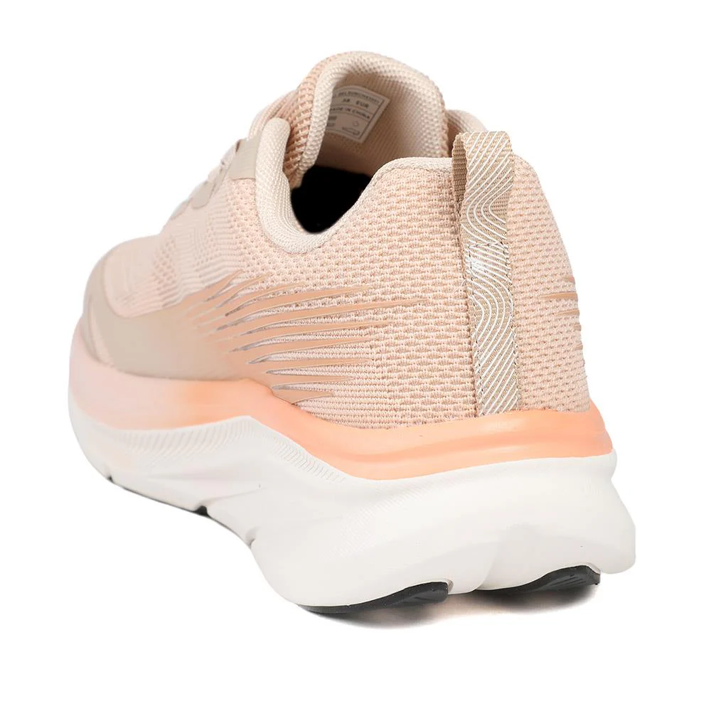 Bellissimo Memory Foam Lace Up Trainers - BELSUNCH43001 / 329 309 - Beige - Image 4