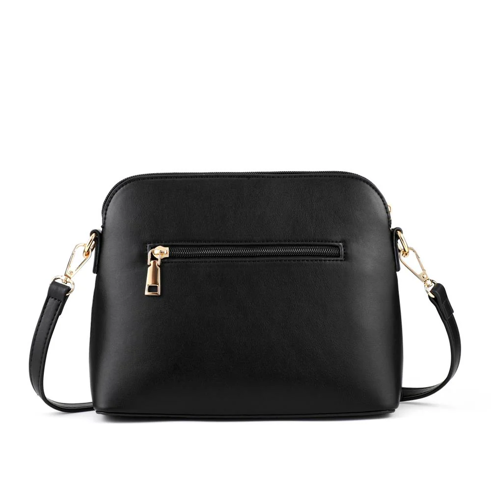 Bellissimo Multi-Zip Crossbody Bag - BELHETIA42006 / 328 387 - Black Floral - Image 2