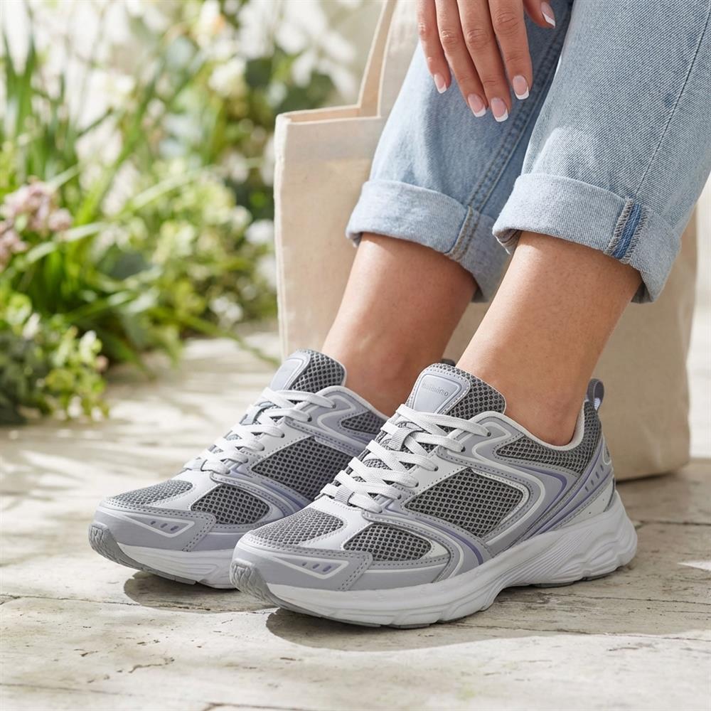 Bellissimo Sporty Memory Foam Trainers - BELSUNCH43002 / 329 311 - Blue - Image 2