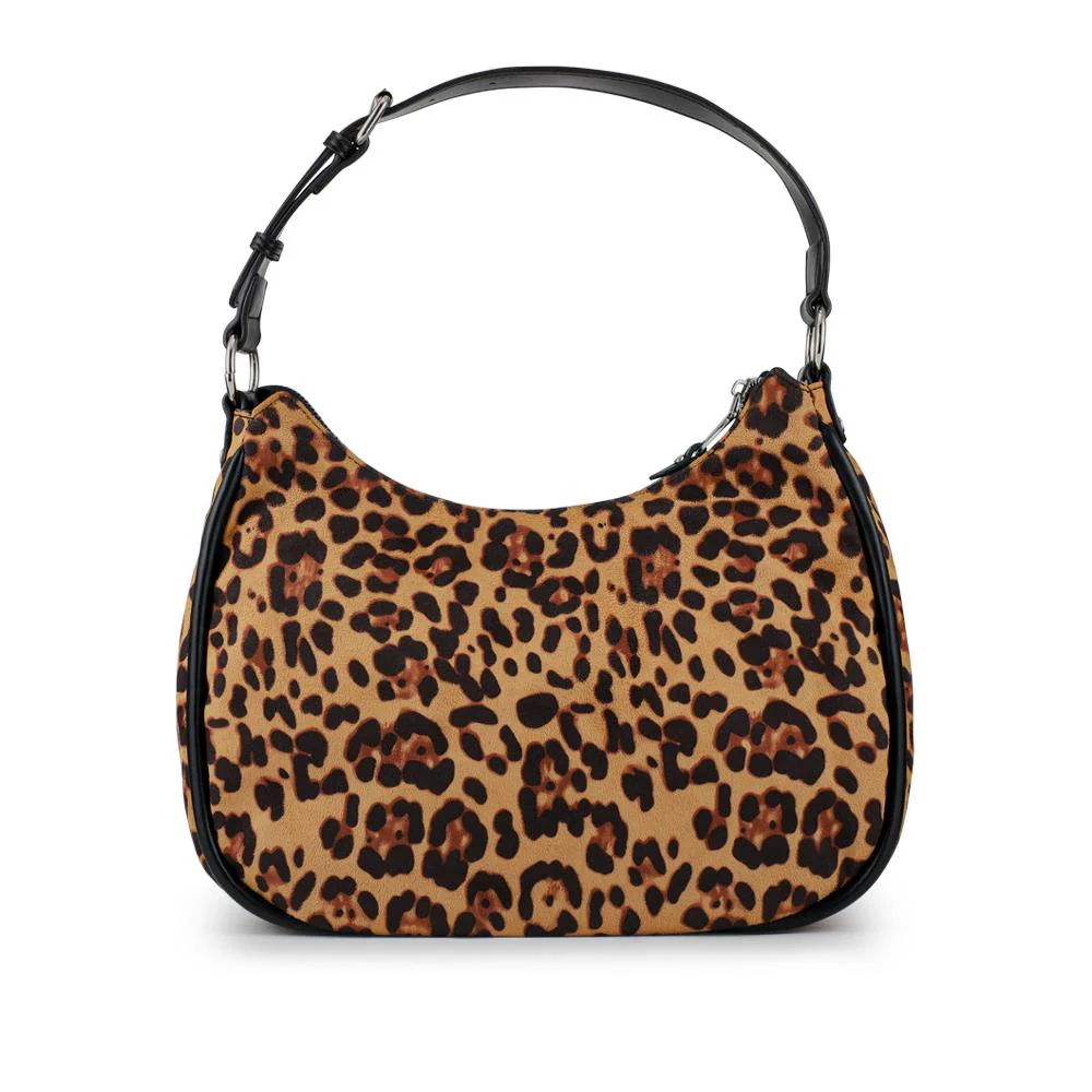 Bellissimo Zip-Close Shoulder Bag - BELHETIA42008 / 328 388 - Leopard - Image 5