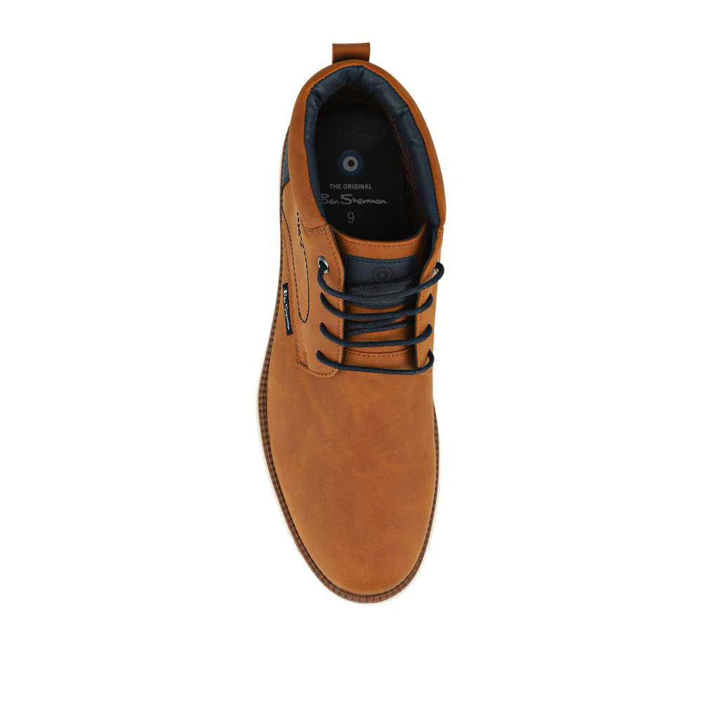 Ben Sherman Casual Chukka Boots - BENS42001 / 328 039 - Tan - Image 4