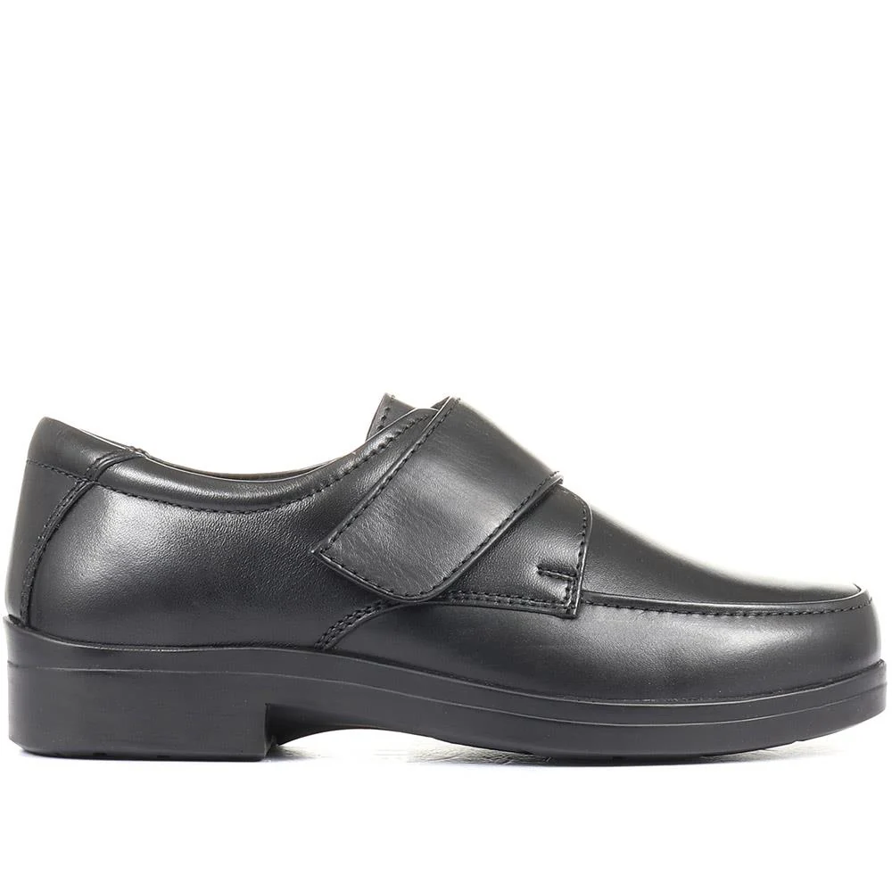 Bernardo Leather Touch Fastening Shoe - BERNARDO / 321 156 - Black - Image 2