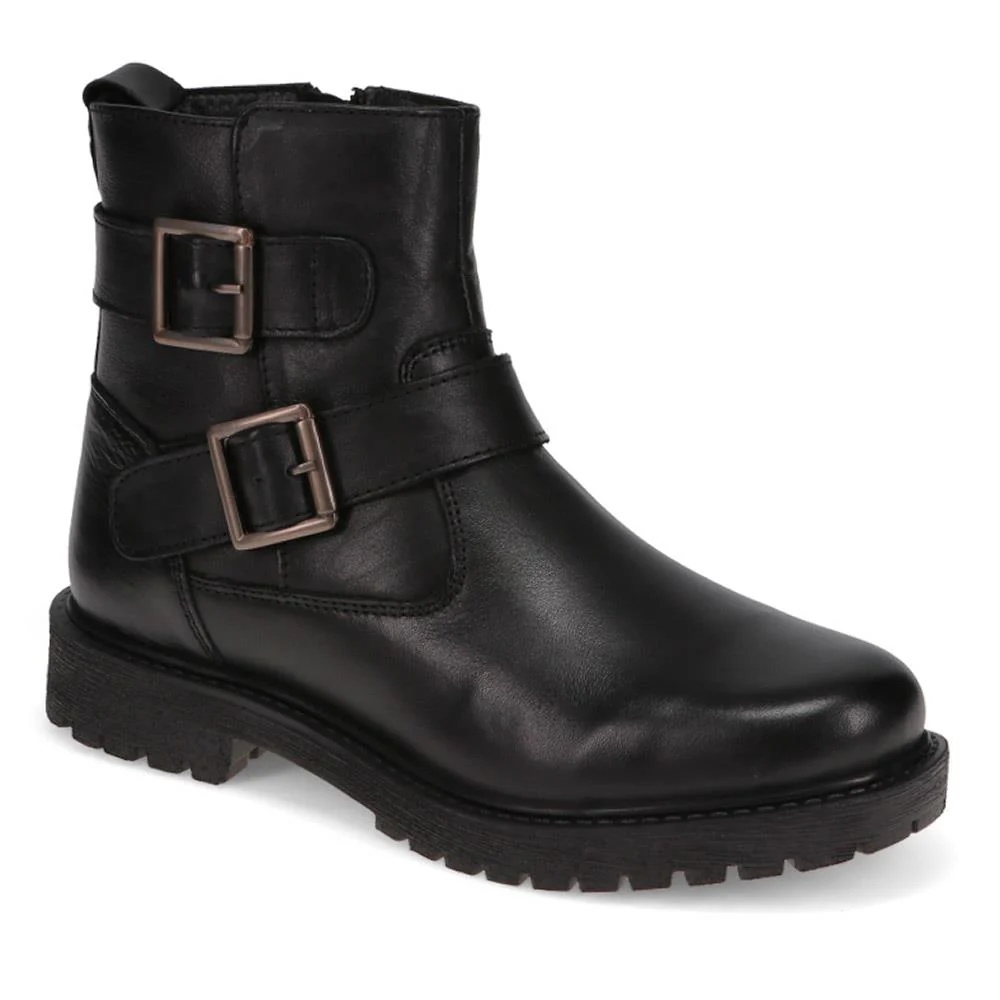 Block-Heel Ankle Boots - TEJ40019 / 326 423 - Black
