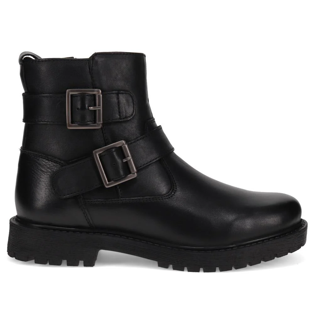Block-Heel Ankle Boots - TEJ40019 / 326 423 - Black - Image 2
