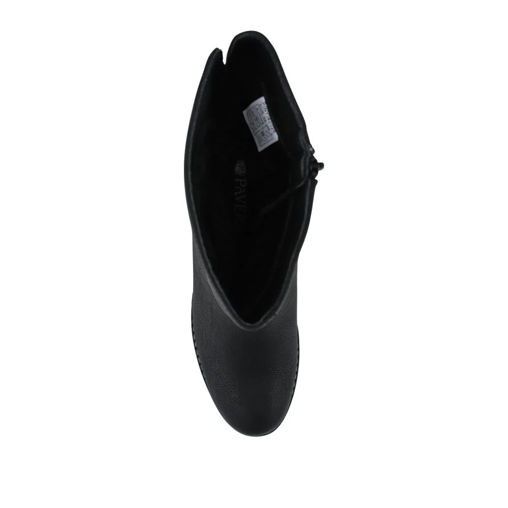 Block Heel Long Boots - SANYI42025 / 328 483 - Black - Image 4
