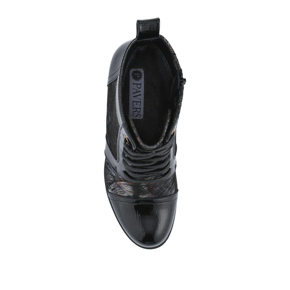 Block-Heeled Ankle Boots - SENBO42002 / 328 390 - Black Multi - Image 4