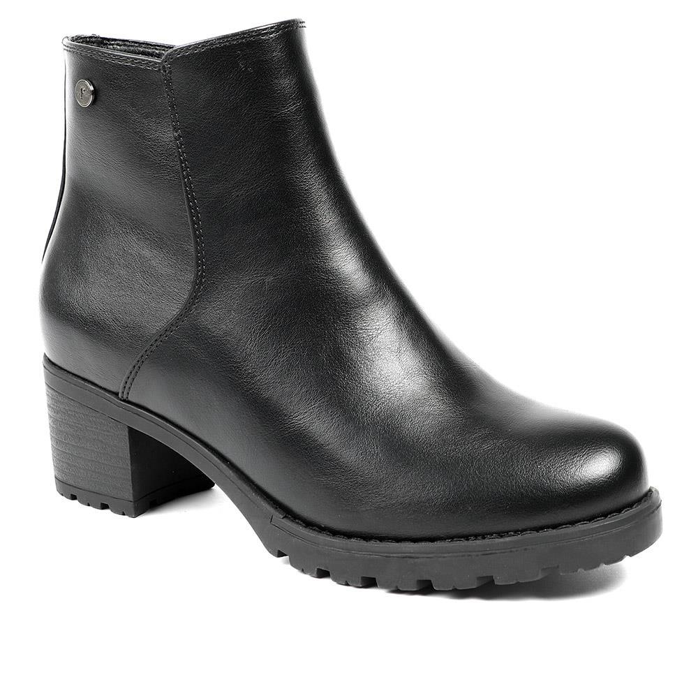 Block-Heeled Ankle Boots - WOIL40035 / 326 165 - Image 3