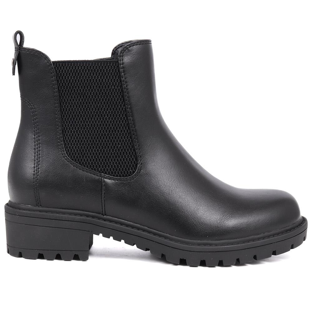Block-Heeled Chelsea Boots - SENBO40011 / 326 374 - Black - Image 2