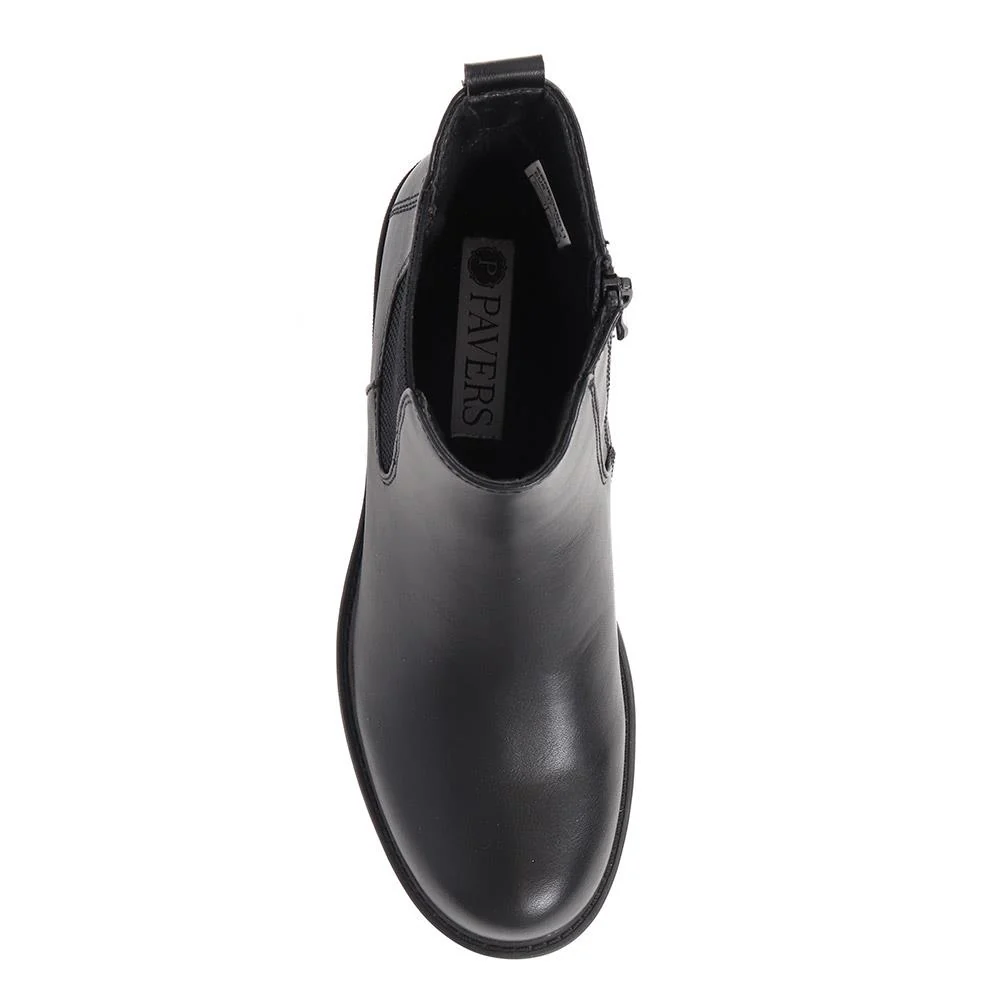 Block-Heeled Chelsea Boots - SENBO40011 / 326 374 - Black - Image 4