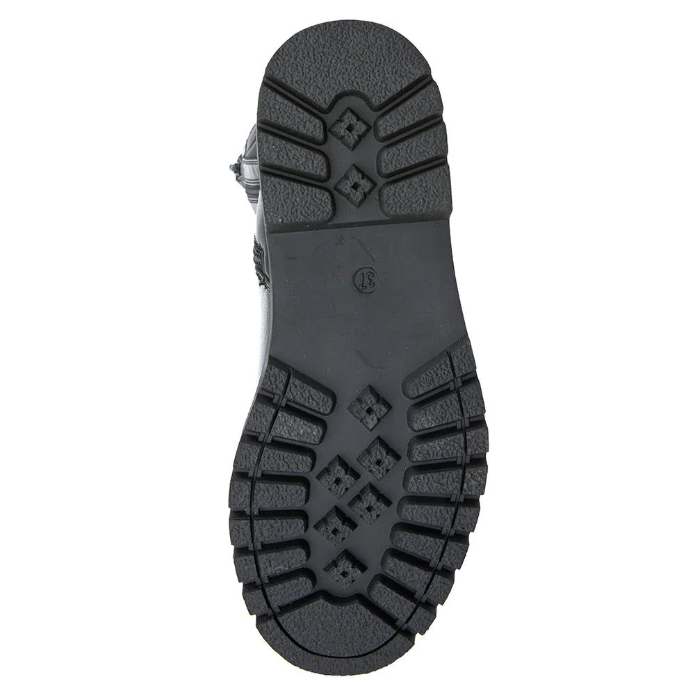 Block-Heeled Long Boots - BELWBINS40115 / 326 470 - Black - Image 4