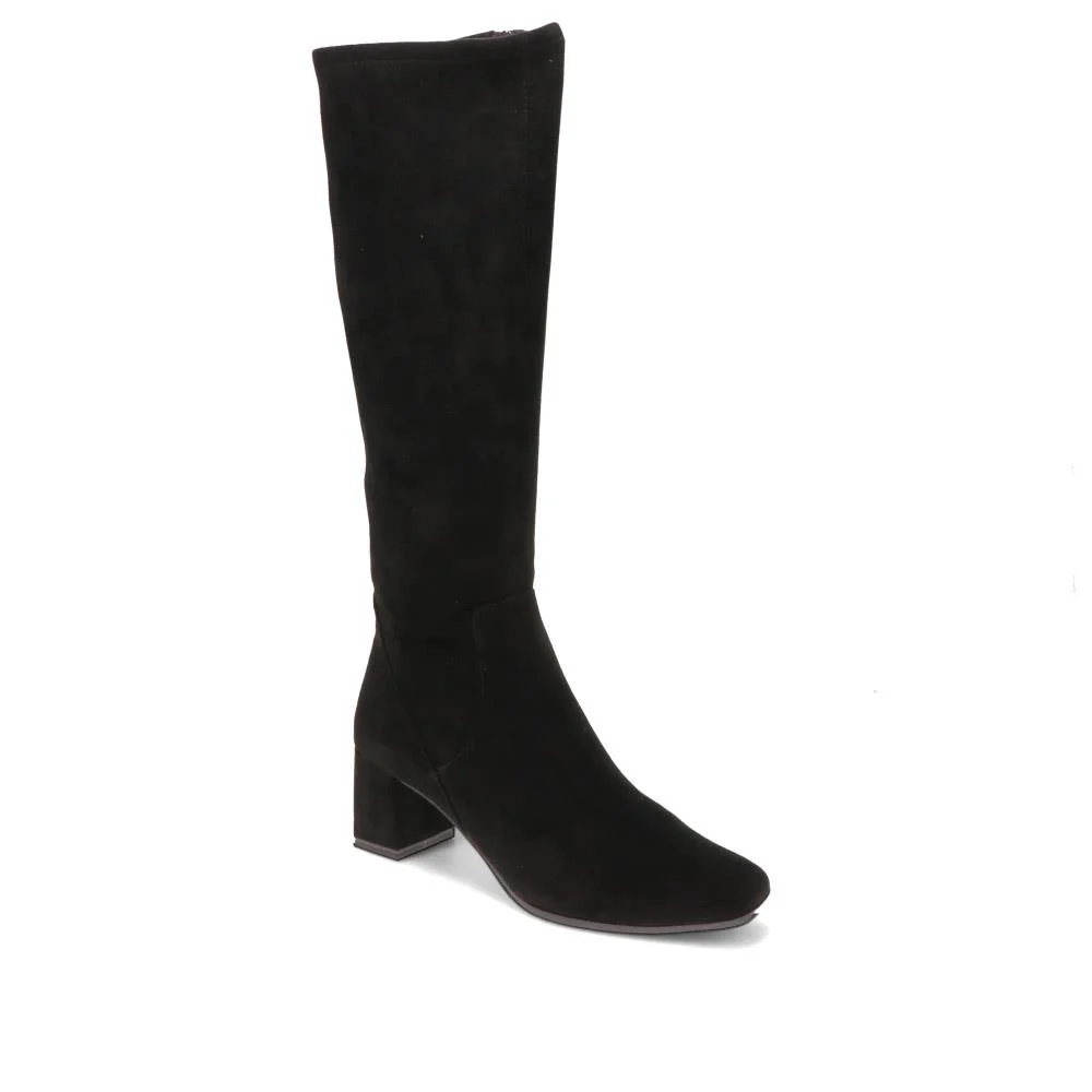 Block-Heeled Long Boots - CAPRI40501 / 326 604 - Black
