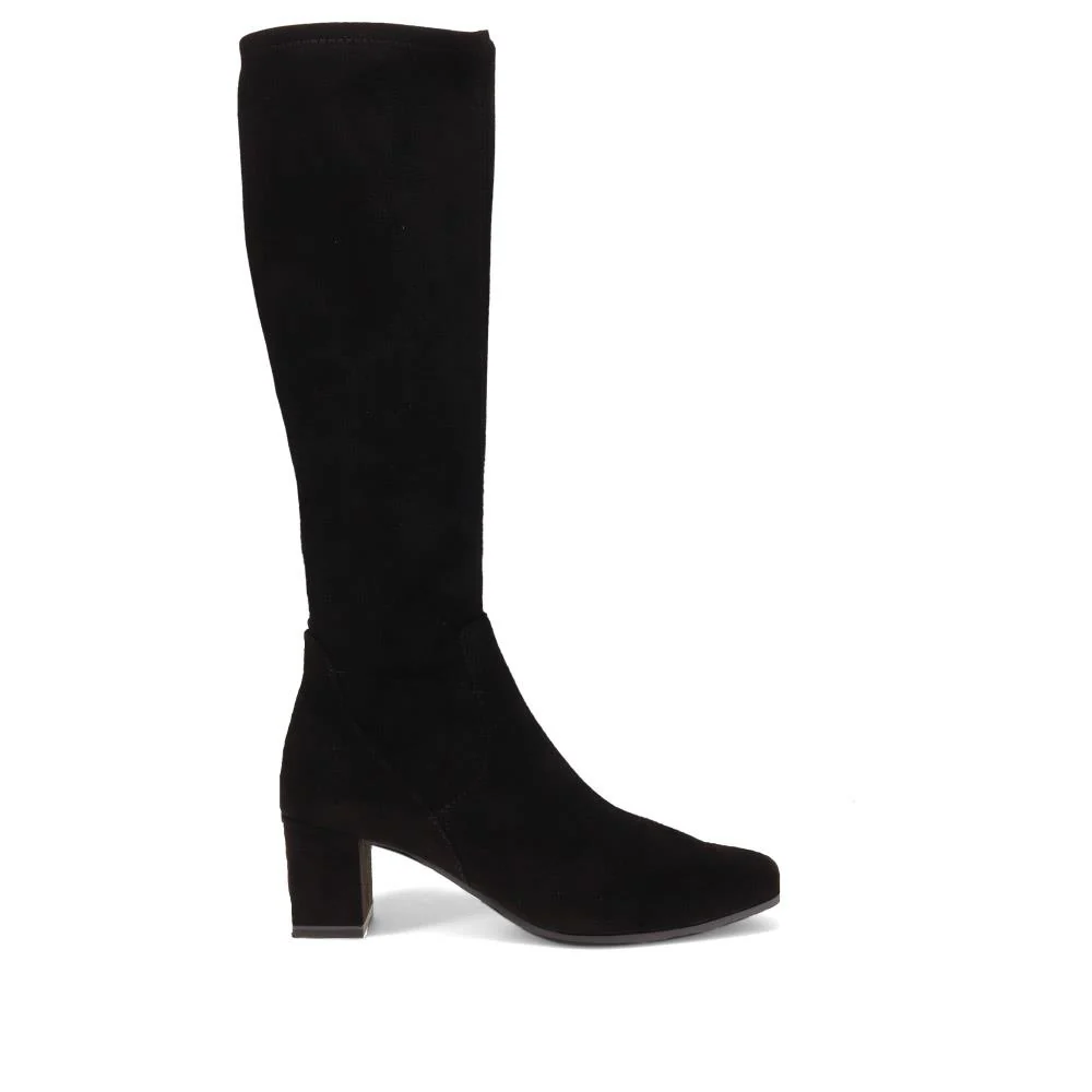 Block-Heeled Long Boots - CAPRI40501 / 326 604 - Black - Image 2