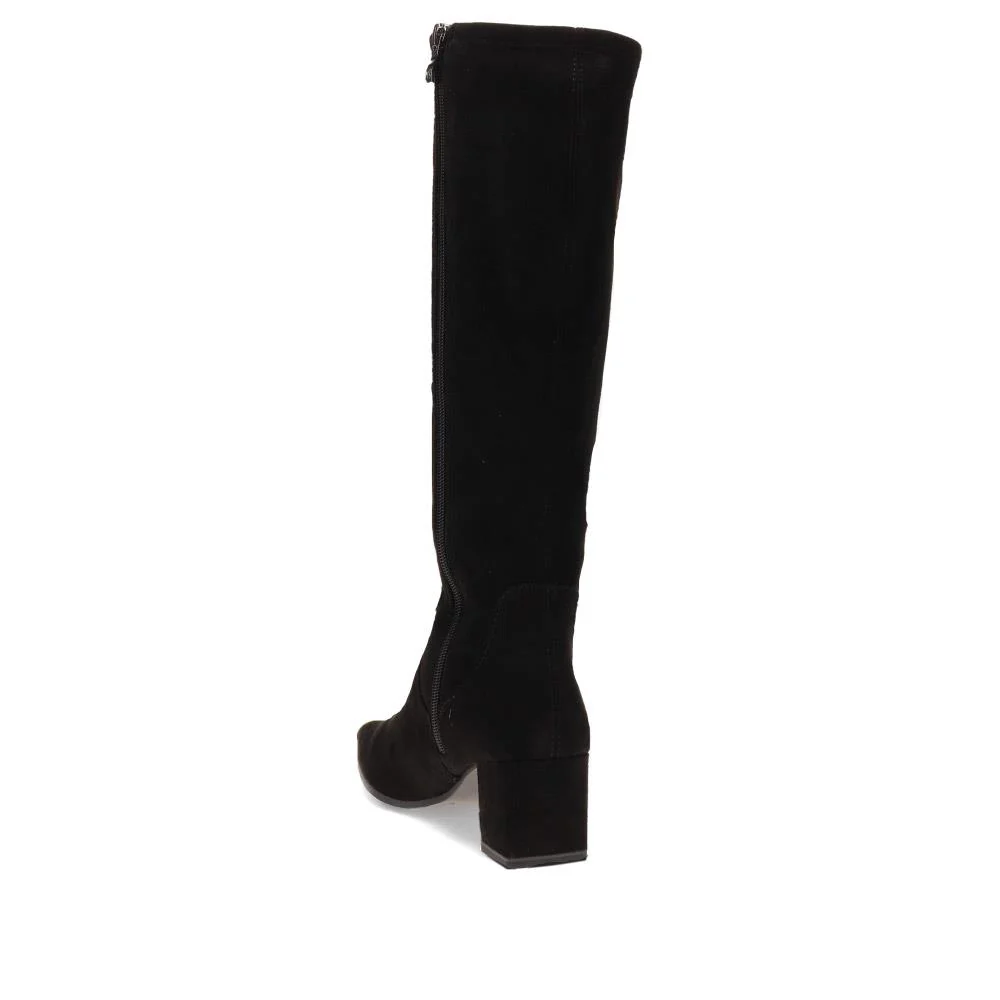 Block-Heeled Long Boots - CAPRI40501 / 326 604 - Black - Image 3