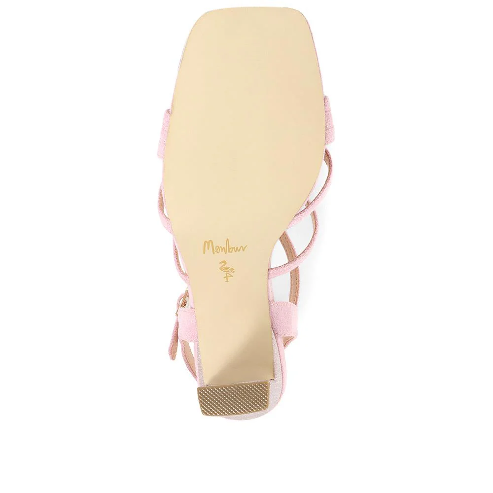 Block Heeled Party Shoes - MENBU35506 / 321 870 - Lilac - Image 5