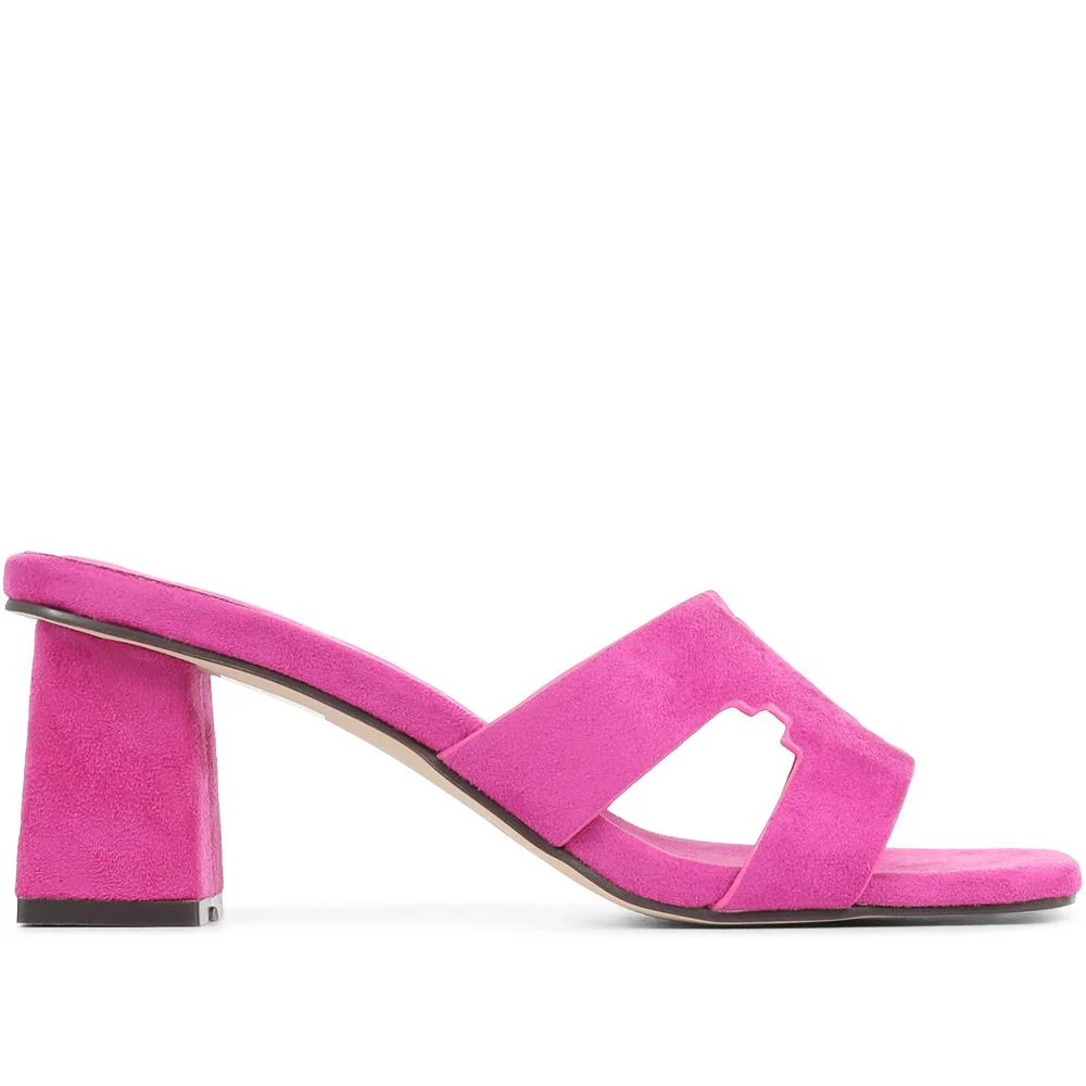 Block Heeled Sandals - MENBU35516 / 321 899 - Fuschia - Image 2