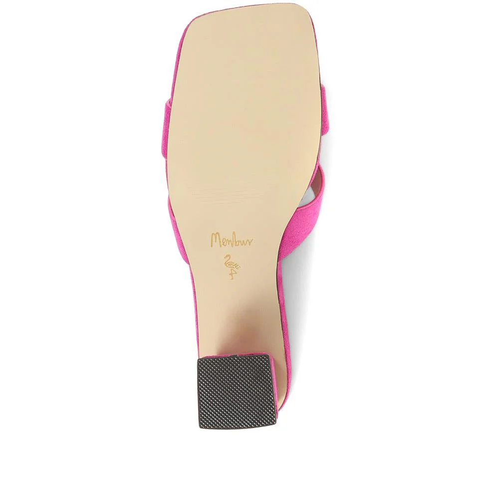 Block Heeled Sandals - MENBU35516 / 321 899 - Fuschia - Image 5