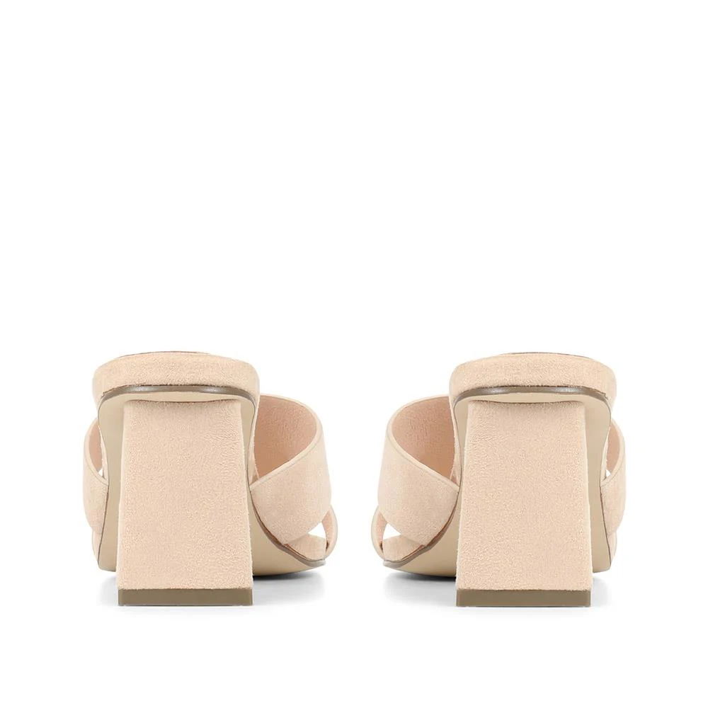 Block Heeled Sandals - MENBU35516 / 321 899 - Stone - Image 3