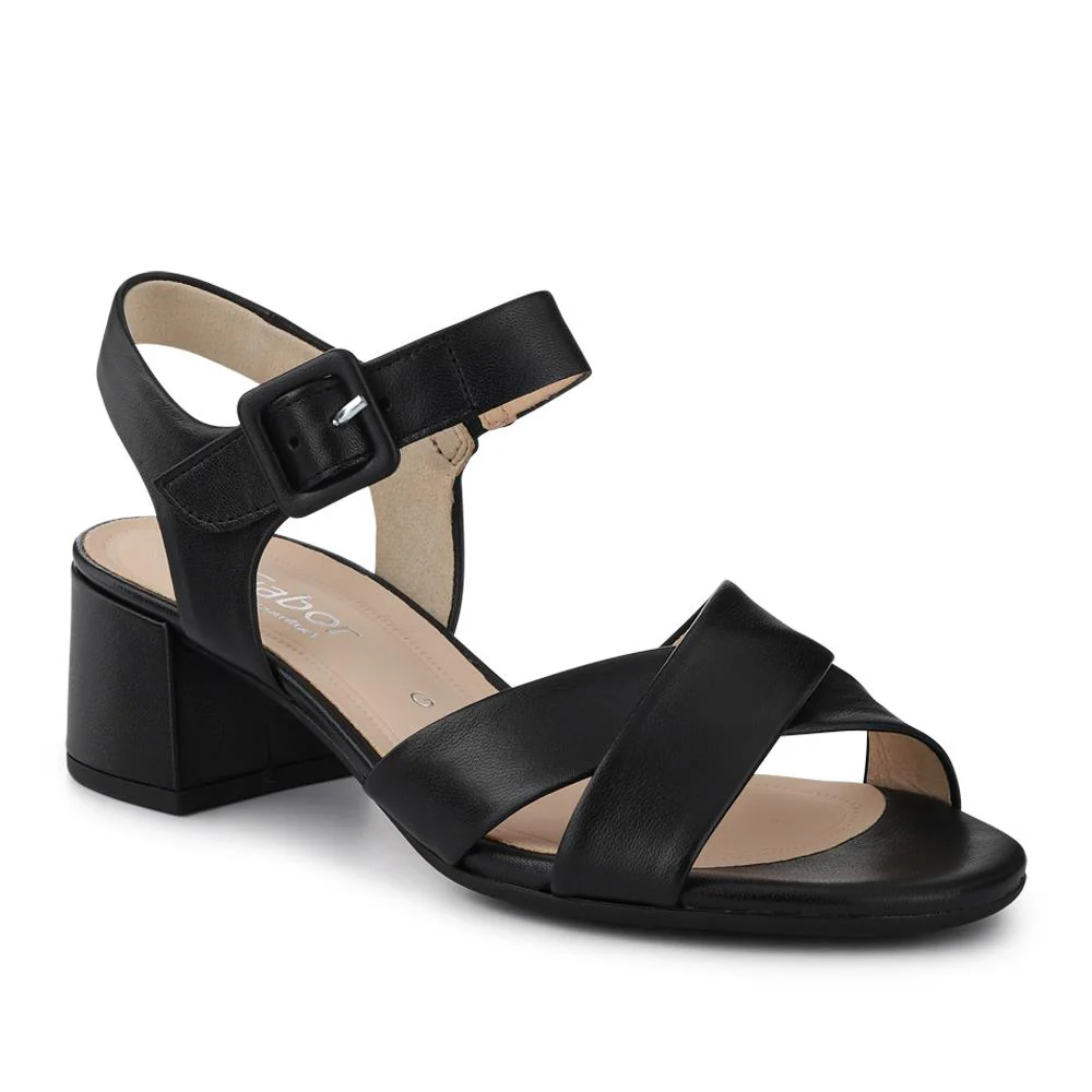 Block-Heeled Smart Sandals - GAB41534 / 327 284 - Black