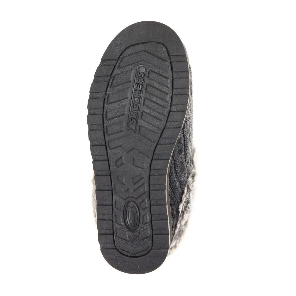 Skechers Wide Fit Bobs Ice Angel Mule Slippers - SKE40143 / 325 679 - Charcoal - Image 5