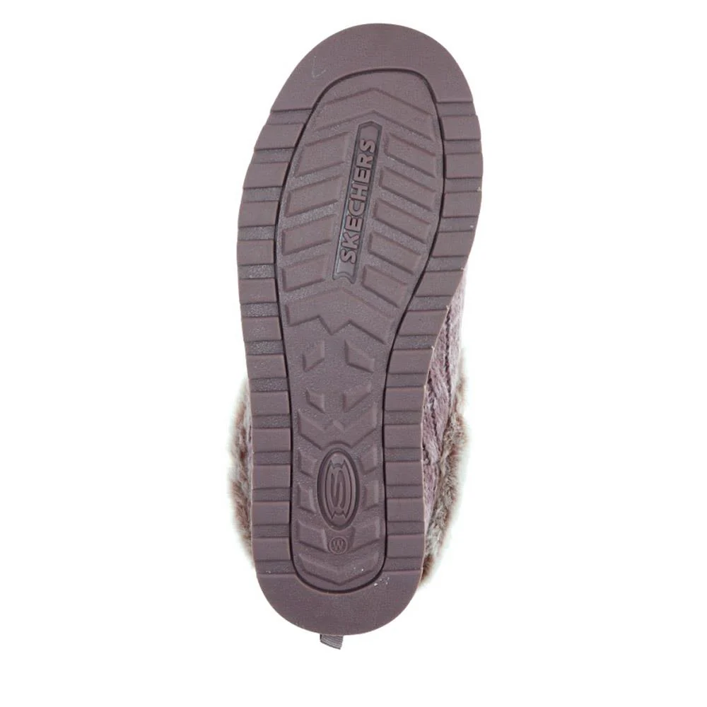 Skechers Wide Fit Bobs Ice Angel Mule Slippers - SKE40143 / 325 679 - Mauve - Image 5